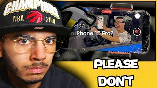 Bored Smashing  iPHONE 15 PRO Plainrock124  Reaction [upl. by Merrie]