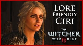 Witcher 3 LoreFriendly Ciri Mod  Ashen Hair amp Eye Color [upl. by Gonzales]