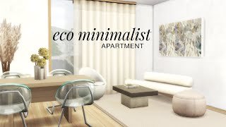 eco minimalist apartment  3 stonestreet apartment  the sims 4  speedbuild [upl. by Anohsal]