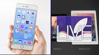 iPhone 6S iPad Pro amp iPhone 6S Plus LIVE Video Stream Event amp Updates [upl. by Iolenta]