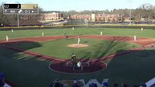 Wingate vs Lander Baseball 22524 [upl. by Dorisa630]