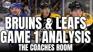 Bruins amp Maple Leafs Game One Analysis  Jon Goyens Coaching Perspective  Daily Faceoff Live [upl. by Hercule254]