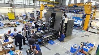 Making of the HELLER F 6000  Assembly of the new 5axis machining centre [upl. by Aikemot]