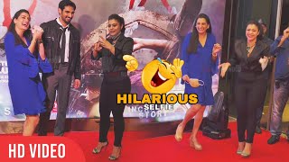 Kajol HILARIOUS Selfie Moment with Ahan Shetty and Suniel Shetty wife Mana Shetty [upl. by Germann782]