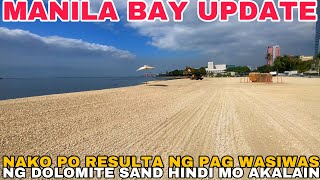 MANILA BAY UPDATENAKO RESULTA NG PAG WASIWAS NG DOLOMITE SAND HİNDİ MO AKALAIN Miz July [upl. by Ottilie]