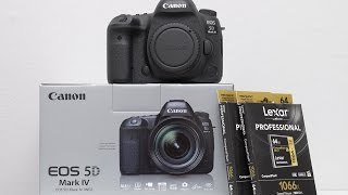 Canon 5D Mark IV Unboxing spanish version [upl. by Milak392]