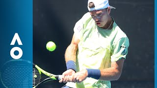 CedrikMarcel Stebe v Maximilian Marterer match highlights 1R  Australian Open 2018 [upl. by Lilak]