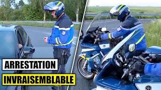 Arrestation invraisemblable dun fou du volant en permis probatoire [upl. by Raclima]