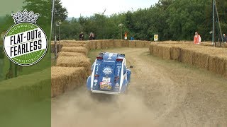 Weirdest Dakar car ever Twoengined 2CV [upl. by Nosecyrb571]