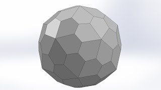 How to make Pentagonal Hexecontahedron by SolidWorks  3D CAD [upl. by Eimmas]