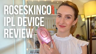 RoseSkinCo IPL quotLASERquot HAIR REMOVAL REVIEW amp DEMO  Does it Work  Classically Contemporary [upl. by Julienne]