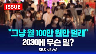 quot그냥 월 100만 원만 벌래quot…2030에 무슨 일 이슈라이브  SBS [upl. by Tyrrell]