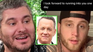 Tom Hanks Son Threatens Ethan In DMs [upl. by Parrnell]