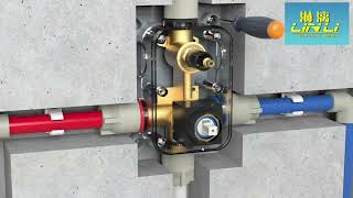 How to Install Wall Mount Concealed Shower Faucet LINLI Installation Guides [upl. by Gridley]