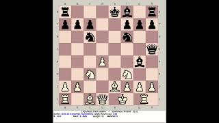 Leonhardt Paul Saladin vs Spielmann Rudolf  DSB 15 Kongress Chess 1906 Nuremberg Germany [upl. by Marne]