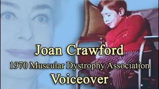 Joan Crawford 1970 Muscular Dystrophy Association Voiceover [upl. by Ardeen248]