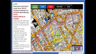 GRAYS INN RD CLOSEDHOW TO DRAW A TFL TOPOGRAPHICAL EXAM ROUTE QUESTION INVOLVING A CLOSED ROAD [upl. by Ob]