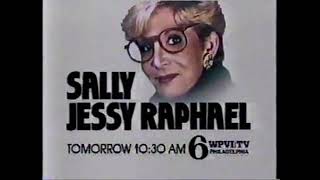 WPVI Sally Jessy Raphael promo 1987 [upl. by Tyrrell]