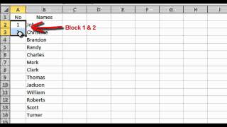 How to create sequential number in Excel FAST [upl. by Neelehtak531]