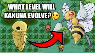 How to Evolve Kakuna to Beedrill on Pokemon LeafgreenFirered [upl. by Ittam559]