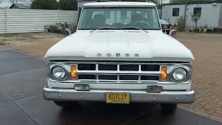 1968 DODGE D200 52 V8 [upl. by Ettegdirb831]