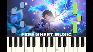 RUUS SONG from Genshin Impact Piano tutorial with free Sheet Music pdf [upl. by Garvin]