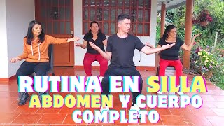 Ejercicios de Pilates en Silla Trabaja tu Abdomen y Cuerpo Completo [upl. by Hnacogn]