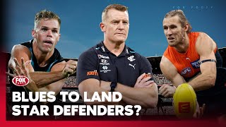 Carlton set to trade for AllAustralian defenders I Tackle the Headline I Fox Footy [upl. by Llarret]