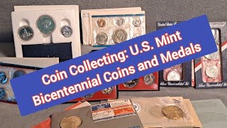 Coin Collecting US Mint Bicentennial Coins amd Medals [upl. by Llesram]