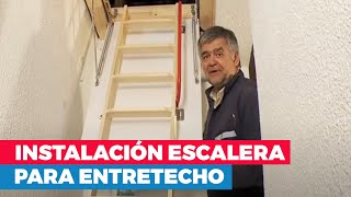 ¿Cómo instalar una escala para el entretecho [upl. by Aenat]