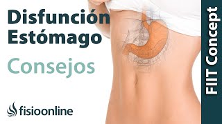 Alimentación nutrición y consejos dietéticos para la disfunción de estómago [upl. by Charmine]