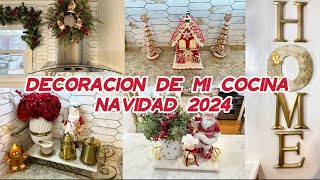 La decoracion de mi cocina  navidad 2024 [upl. by Atnauqahs]