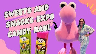 Epic Candy Taste Test  Sweets amp Snacks Expo Haul  The Candy Closet with Megan amp Liz [upl. by Noraha565]