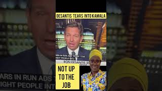 Desantis tears into Kamala Harris kamalaharris trump election [upl. by Bluma400]