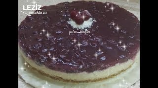 Pişmeyen Cheesecake Vişneli İrmik Tatlısı [upl. by Harmon]