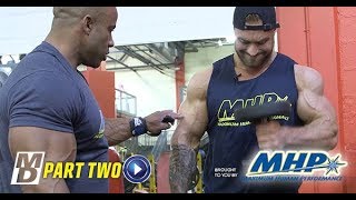 Big Arm Training with Victor Martinez and Chris Bumstead  Part 2 [upl. by Stubstad816]