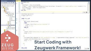 Tutorial 2 Start Coding with Zeugwerk Framework [upl. by Labotsirc19]