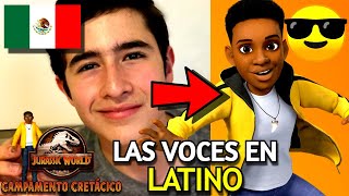 🍟Los VOCES de CAMPAMENTO CRETACICO en LATINO😱 [upl. by Swayder]