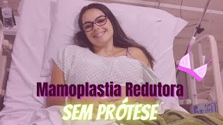 Minha mamoplastia redutora sem prótese Parte 1 [upl. by Kcired612]