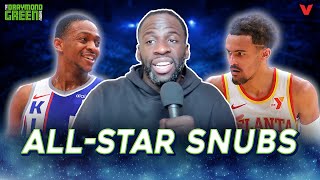 Draymond Green reacts to NBA AllStar snubs amp Doc Rivers coaching the East [upl. by Hoebart482]