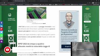 IRPEF 2022 quattro aliquote con la Legge di Bilancio e altre notizie di fisco e lavoro [upl. by Llenrag]