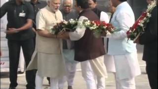 PM Modis arrival in Varanasi [upl. by Else]