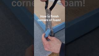 How to finish corners with foam for upholstery  FaceliftInteriors upholstery diy howto [upl. by Aivlys]