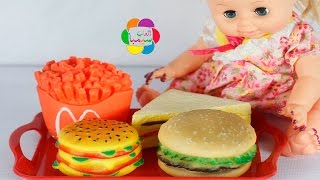 لعبة الساندويتشات الحقيقية العاب الطبخ وادوات المطبخ للبنات والاولاد real sandwiches game toy [upl. by Larissa]