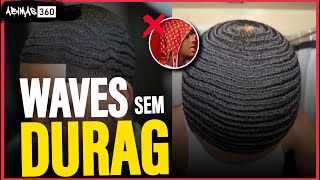 COMO FAZER WAVES SEM DURAG  PASSO Á PASSO [upl. by Lodge812]