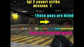 Igi 2 Mission 1 with igi 2 original full version and multiplayer launcher  David john gamer [upl. by Usanis679]