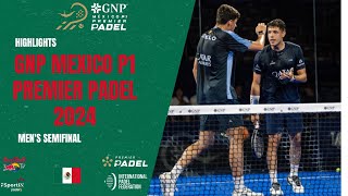 Highlights ðŸš¹ TapiaCoello Vs NavarroSanyo  GNP Mexico P1 Premier Padel 2024  Semifinal  Resumen [upl. by Laufer]