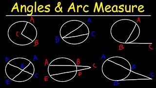 Circles Angle Measures Arcs Central amp Inscribed Angles Tangents Secants amp Chords  Geometry [upl. by Affra]