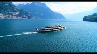 Dji Inspire 2 ¦ Drohnenaufnahme 4K ¦ Vierwaldstättersee ¦ Lake Lucerne [upl. by Ahsitahs]