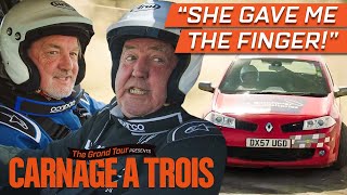 Clarkson Hammond and May Race An Angry French Woman  The Grand Tour Carnage A Trois [upl. by Sadick558]